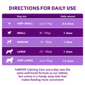 Calming Care One-A-Day for Dogs bullet 2