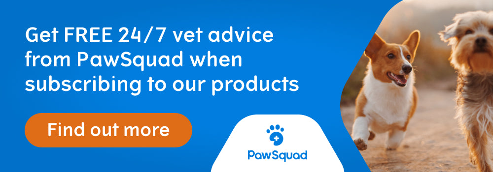Get free 24/7 vet advice when subscribing