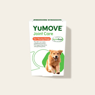 Yumove Joint Care for Young Dogs packaging on a white background