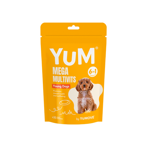 YuM MEGA MultiVits Young Dog Vitamins 30 Soft Chewies