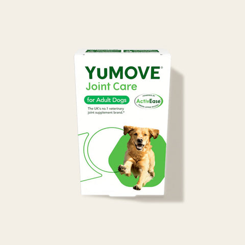 YUMOVE Joint Care for Adult Dogs packaging on a white background