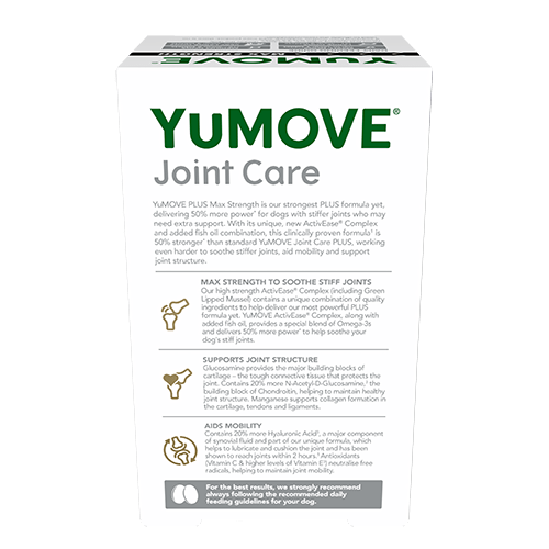 YuMOVE Joint Care PLUS Max Strength for Dogs