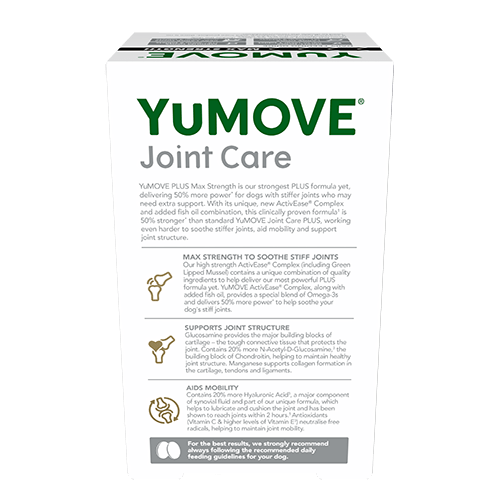 Yms Tablet YuMOVE Joint Care PLUS Max Strength | Joint Care for Dogs